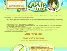 Tablet Screenshot of karupstars.com